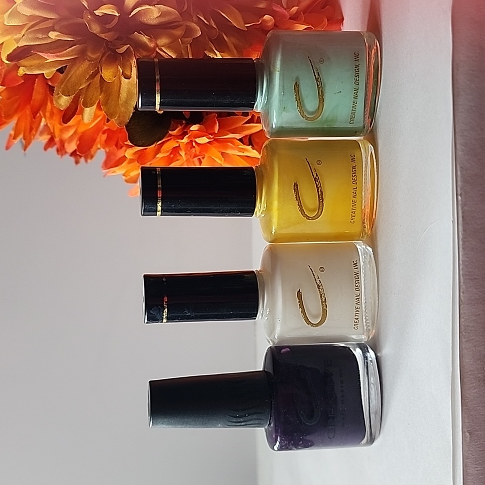 Set of 4, Creative Nail Design, Nail Polish.